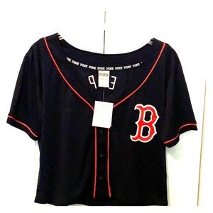 PINK Victoria’s Secret Red Sox Baseball Tee